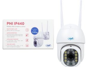 Caméra sans fil PTZ WiFi IP440, 4 MP, zoom numérique