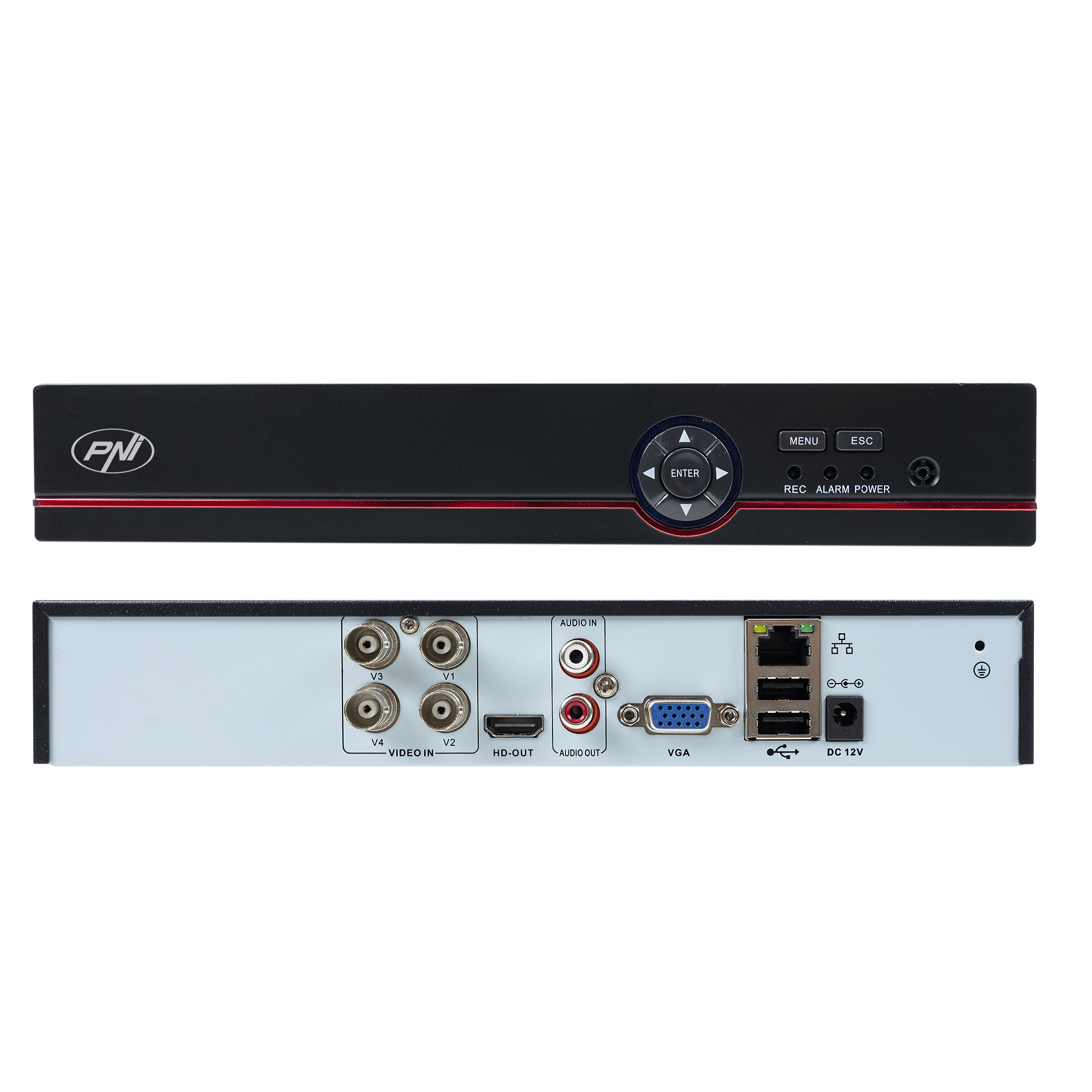 Kit vidéosurveillance AHD 5MP avec DVR et 4 caméras extérieures PNI House PTZ1500 – Image 4