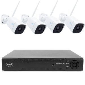 Kit vidéosurveillance IP 5MP avec NVR et 4 caméras extérieures PNI House IP716