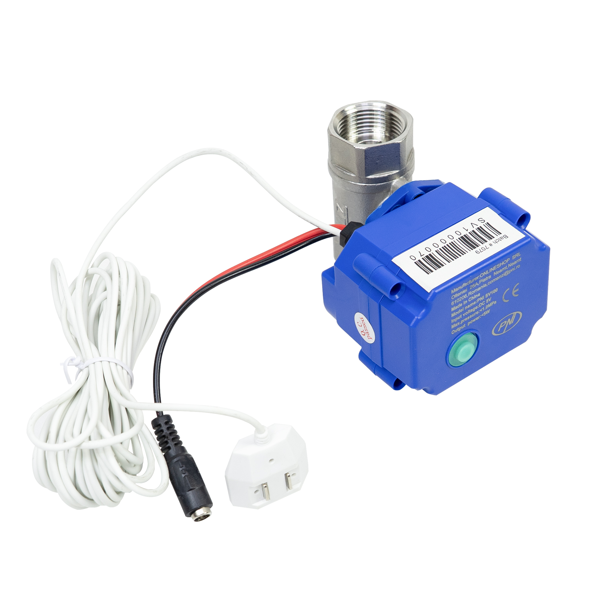 Capteur et électrovanne du kit anti-inondation PNI SV100 – Image 4