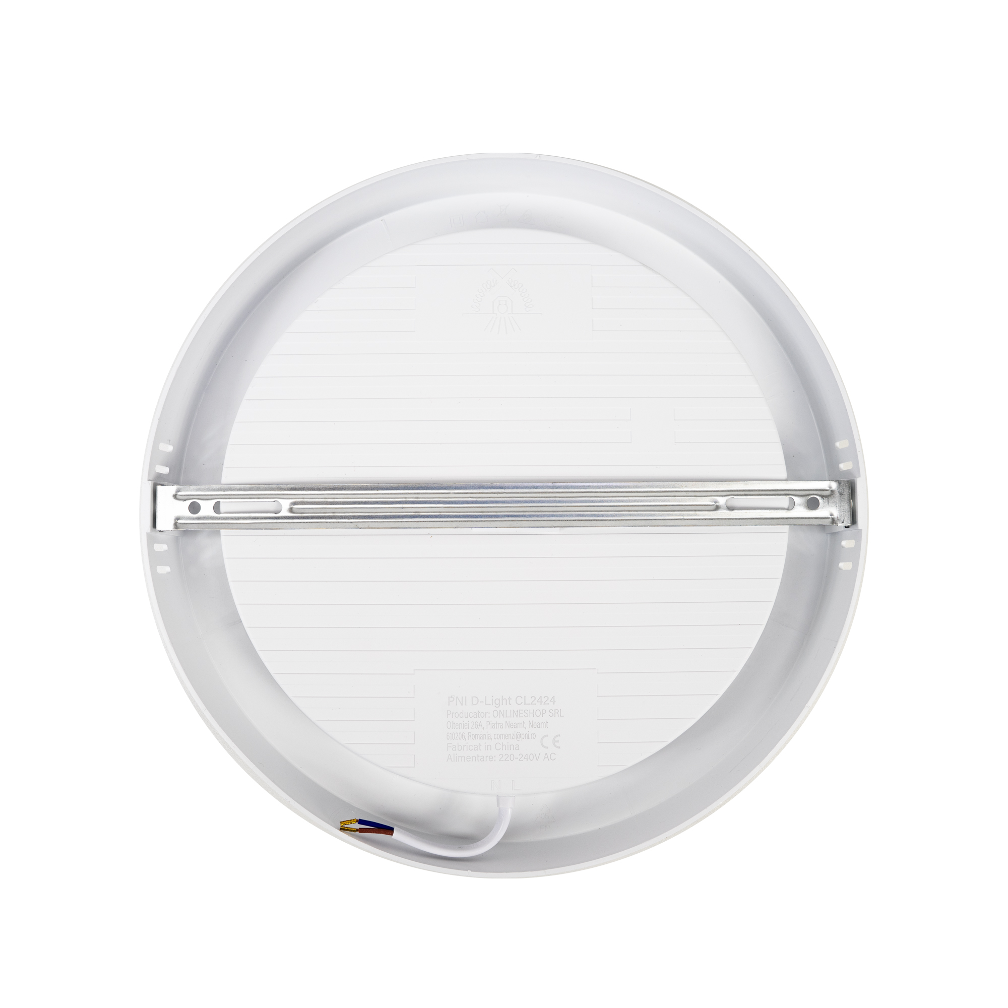 Plafonnier LED Rond PNI D-Light CL2424 24W 2640 lm – Blanc Chaud 2700K, Ø29 cm, 230V – Image 7