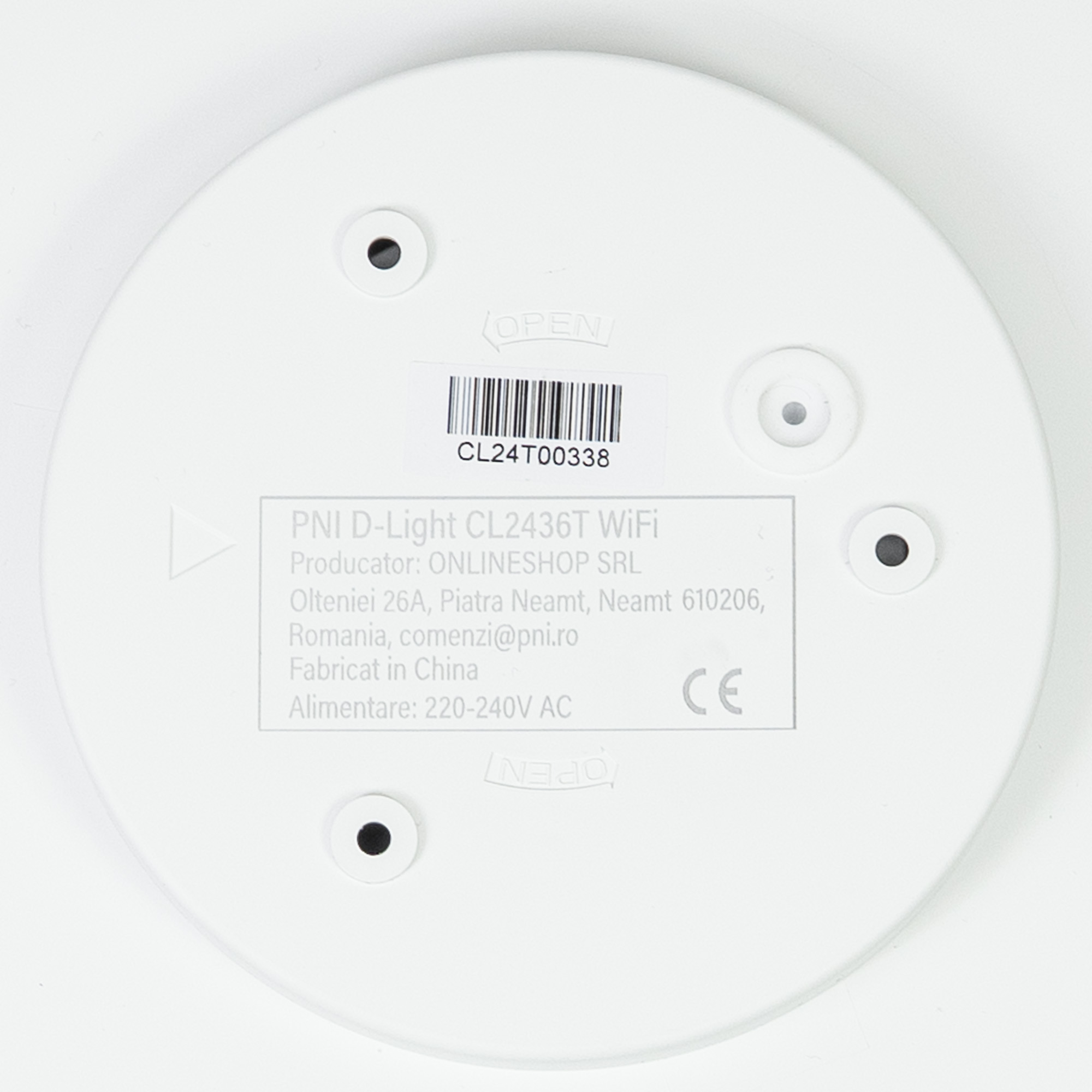 Plafonnier LED WiFi RGBW PNI D-Light CL2436T 36W Dimmable – Compatible Tuya, 3600 lm, Blanc Variable 3000K à 6500K – Image 5