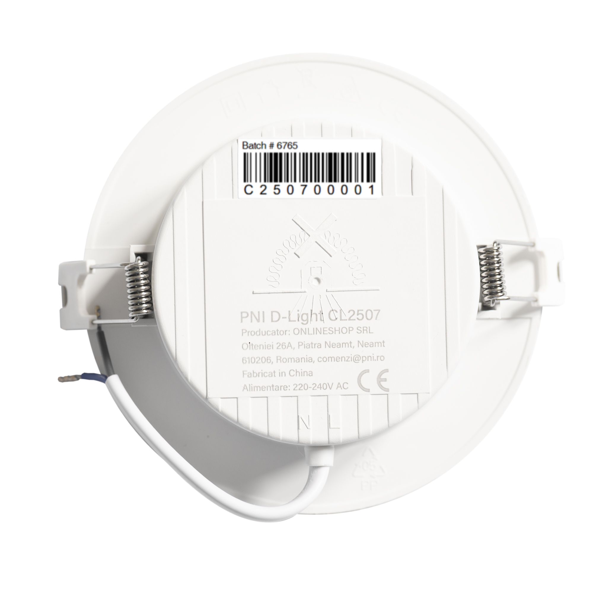 Spot LED Encastrable 6W PNI D-Light CL2507 – 660 Lumens, Blanc Neutre 4200K, Downlight Rond Intérieur – Image 5