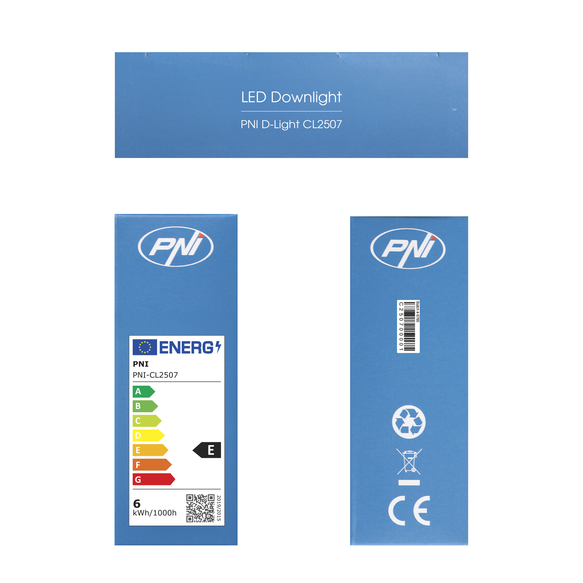 Spot LED Encastrable 6W PNI D-Light CL2507 – 660 Lumens, Blanc Neutre 4200K, Downlight Rond Intérieur – Image 8
