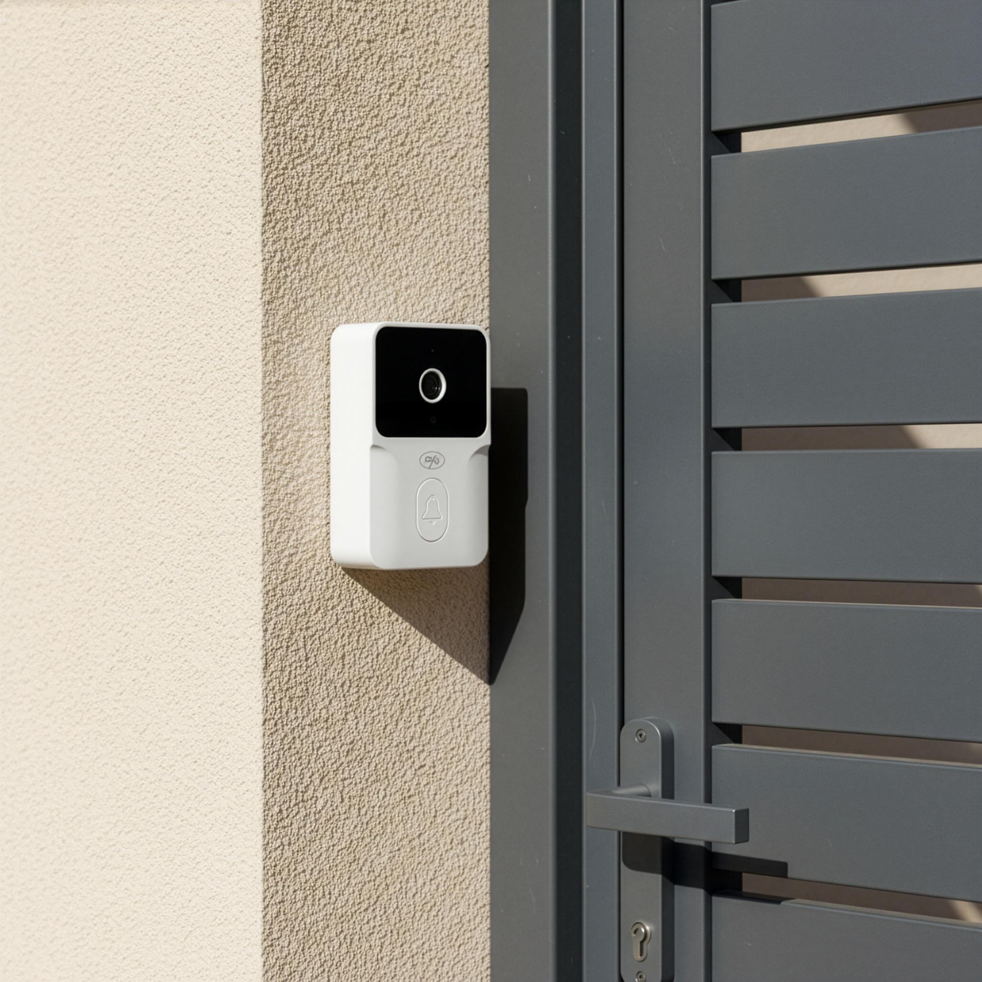 Sonnette vidéo WiFi connectée PNI IDB15 avec batterie, vision nocturne et application Tuya – Image 2