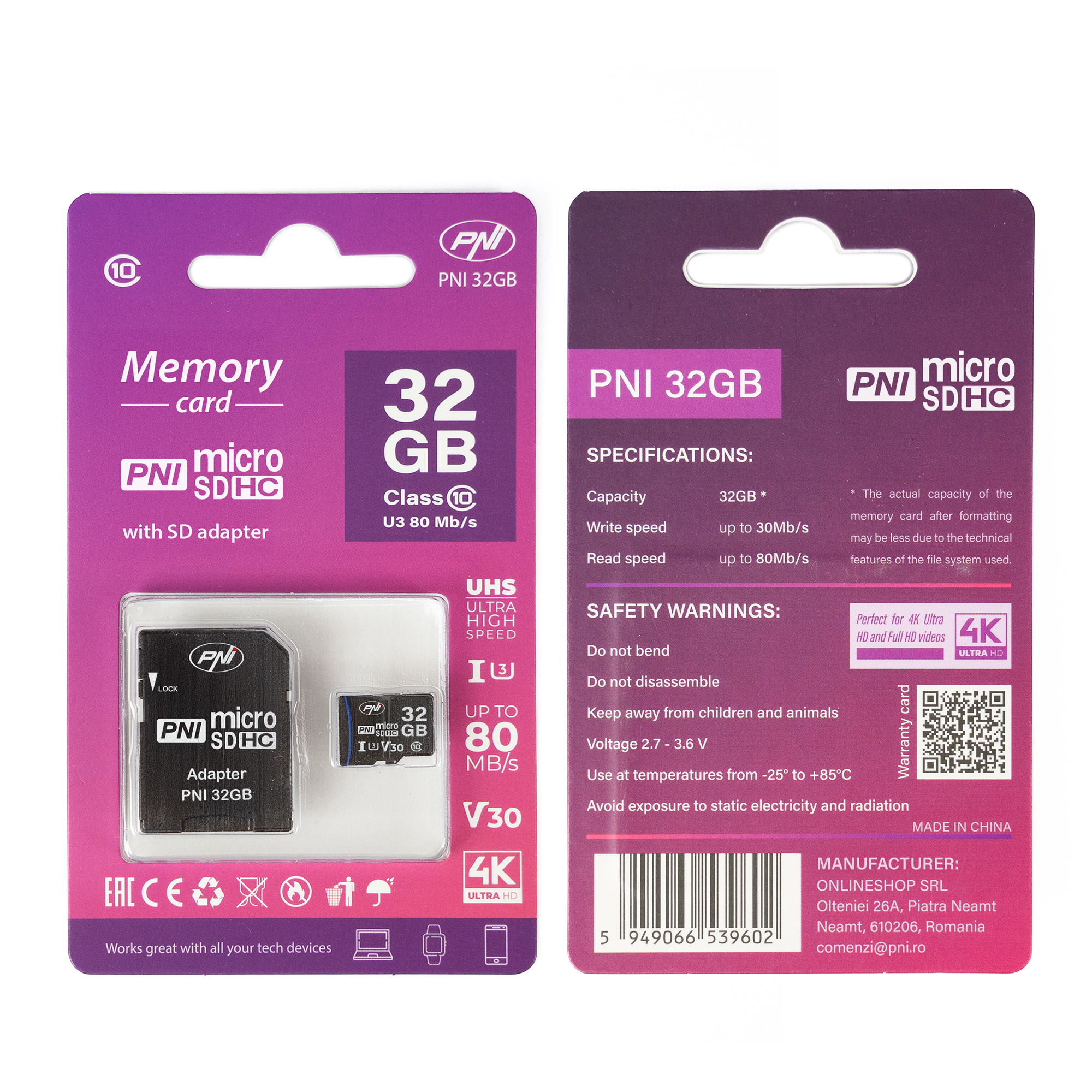 Carte mémoire microSD 32 Go – Image 3