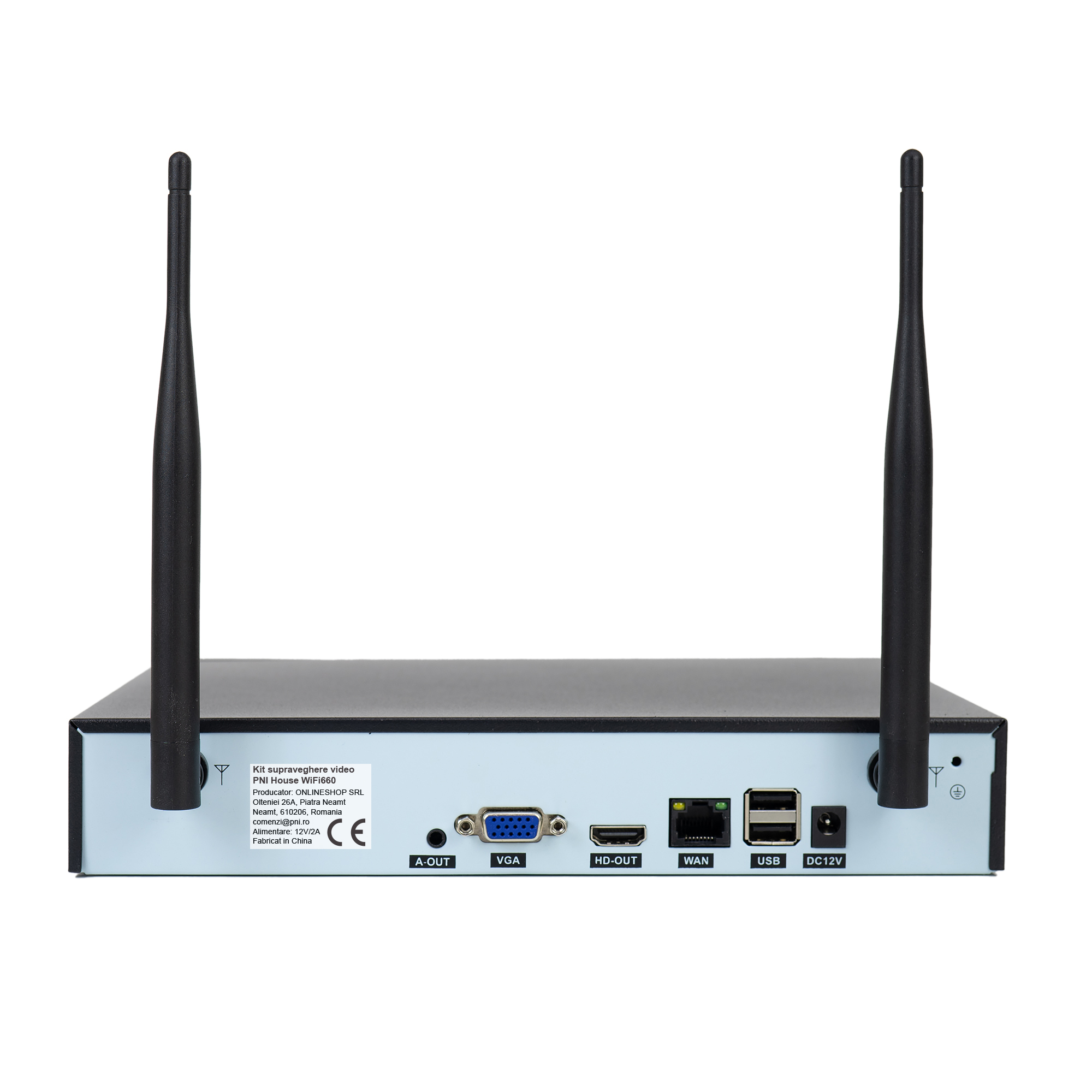 Kit vidéosurveillance WiFi 8 caméras extérieures sans fil 3MP avec NVR 8 canaux PNI – Image 6