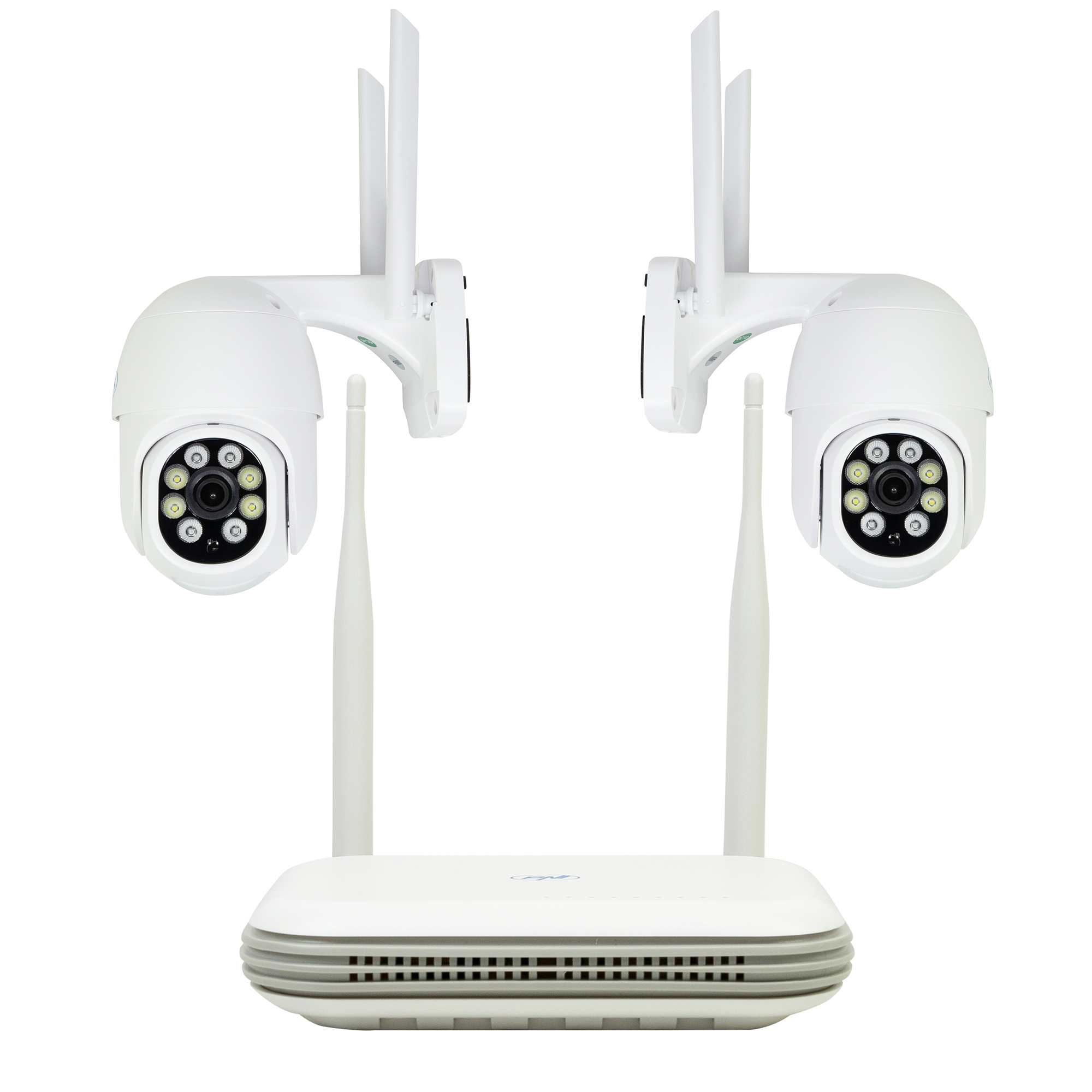 Kit vidéosurveillance WiFi 4K avec NVR et 2 caméras extérieures 8MP IP65 PNI