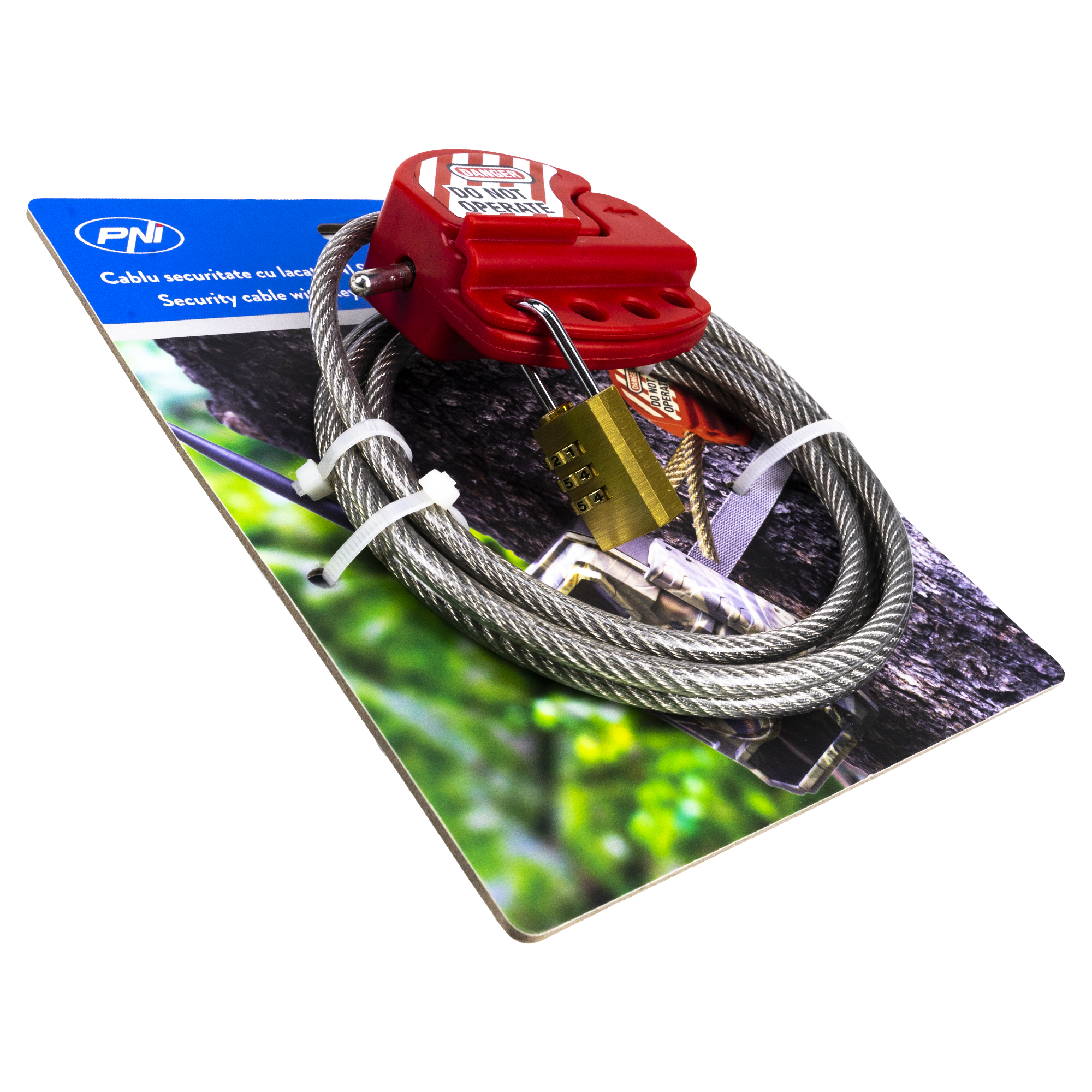 Câble de sécurité avec verrou intelligent PNI pour caméras de chasse – Image 4